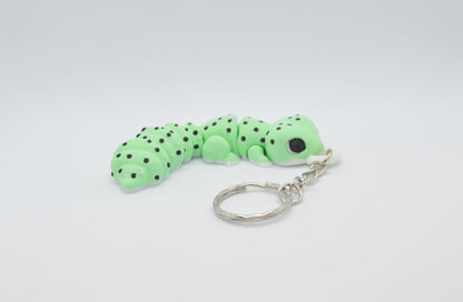 Leopard Gecko Flexi Keychain